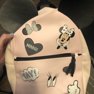 Primark Minnie Mouse Pink Backpack with Ears